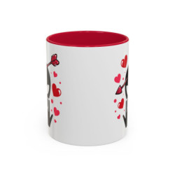 Mug Alien Signe JUL Saint-Valentin OVNI Style Rap Français Cadeau Original et Fun