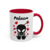Mug Alien Signe JUL Saint Valentin OVNI Style Rap Français Cadeau Original et Fun Personnalisable