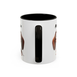 Mug Chien Teckel Personnalisé avec Prénom – Tasse Céramique Chien Mignon – Cadeau Original Amoureux des Animaux
