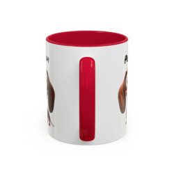 Mug Chien Teckel Personnalisé avec Prénom – Tasse Céramique Chien Mignon – Cadeau Original Amoureux des Animaux