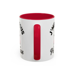 Mug Princesse Humour "J’men fous je suis une princesse" – Tasse Céramique Fille Reine Couronne – Cadeau Drôle Femme