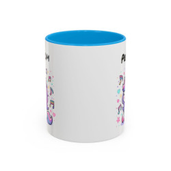 Mug Licorne Personnalisé Prénom – Tasse Céramique Kawaii Musique – Cadeau Enfant Fille Anniversaire