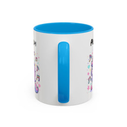 Mug Licorne Personnalisé Prénom – Tasse Céramique Kawaii Musique – Cadeau Enfant Fille Anniversaire