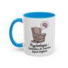 Mug Psychologue Humour – Tasse Fauteuil Cerveau Pensée – Cadeau  Thérapeute – Céramique 325 ml