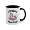 Mug Licorne Aqua-Poney – Tasse Humour J’peux Pas J’ai Aqua-Poney – Cadeau Fun Piscine