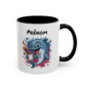 Mug Personnalisé Prénom Dauphin – Tasse Céramique Animaux Fun Café – Cadeau Original Enfant Adulte