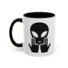 Mug Alien Signe JUL OVNI Style Rap Français Cadeau Original et Fun Noir Bleu Rouge
