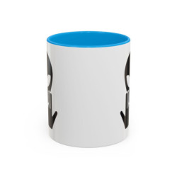 Mug Alien Signe JUL OVNI Style Rap Français Cadeau Original et Fun Noir Bleu Rouge