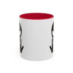 Mug Alien Signe JUL OVNI Style Rap Français Cadeau Original et Fun Noir Bleu Rouge