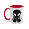 Mug Alien Signe JUL OVNI Style Rap Français Cadeau Original et Fun Noir Bleu Rouge