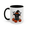 Mug Céramique Alien Sorcier Halloween – Tasse Citrouilles Fun 325ml – Cadeau Original Geek Café Noir