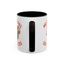 Mug Drôle Écureuil "Me casse pas les noisettes" – Tasse Humour Animal – Cadeau Original Homme Femme