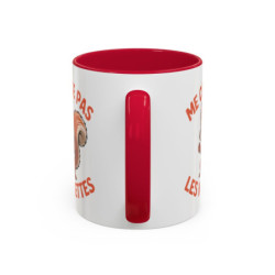 Mug Drôle Écureuil "Me casse pas les noisettes" – Tasse Humour Animal – Cadeau Original Homme Femme