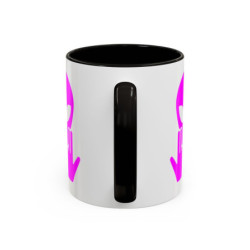 Teecustom Mug Alien Signe JUL OVNI Style Rap Rose Français Cadeau Original et Fun