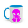 Teecustom Mug Alien Signe JUL OVNI Style Rap Rose Français Cadeau Original et Fun