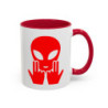 Teecustom Mug Alien Signe JUL OVNI Rouge Style Rap Français Cadeau Original et Fun