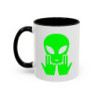 Teecustom Mug Alien Signe JUL OVNI Vert Style Rap Français Cadeau Original et Fun Noir Bleu Rouge