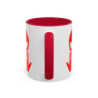 Teecustom Mug Alien Signe JUL OVNI Rouge Style Rap Français Cadeau Original et Fun