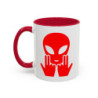 Teecustom Mug Alien Signe JUL OVNI Rouge Style Rap Français Cadeau Original et Fun