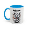 Mug Chien Mignon Amateur de Café – Tasse Personnalisable avec Prénom – Cadeau Original Humour