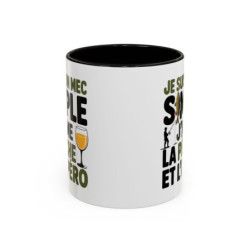 Mug “Je suis un mec simple, je pêche et l’apéro” – Tasse Céramique Humour Pêcheur – Cadeau Homme Fun