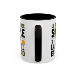 Mug “Je suis un mec simple, je pêche et l’apéro” – Tasse Céramique Humour Pêcheur – Cadeau Homme Fun