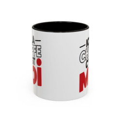 Mug “Ici la cheffe c’est moi” – Tasse Céramique Humour Cuisine – Cadeau Original Femme