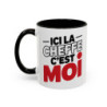 Mug “Ici la cheffe c’est moi” – Tasse Céramique Humour Cuisine – Cadeau Original Femme