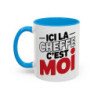 Mug “Ici la cheffe c’est moi” – Tasse Céramique Humour Cuisine – Cadeau Original Femme