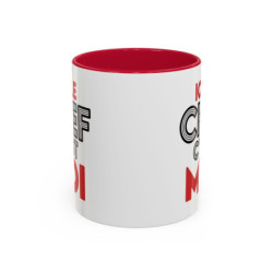 Mug “Ici le chef c’est moi” – Tasse Céramique Humour Cuisine – Cadeau Original Homme