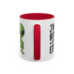 Mug “J’ai besoin de mon espace” – Tasse Céramique Humour Alien – Cadeau Fun Geek et Science-Fiction