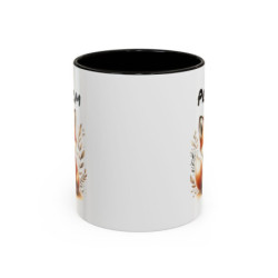 Mug Renard Personnalisable avec Prénom – Tasse Céramique Illustration Animale – Cadeau Mignon Enfant et Adulte
