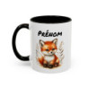 Mug Renard Personnalisable avec Prénom – Tasse Céramique Illustration Animale – Cadeau Mignon Enfant et Adulte