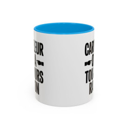 Mug “Carreleur qui a toujours raison” – Tasse Céramique Humour Métier – Cadeau Artisan Carreleur Chantier