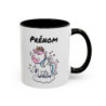Mug Licorne Personnalisable – Tasse Céramique Fantaisie Princesse Kawaii – Cadeau Fille Enfant Anniversaire