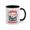 Mug “Libérée Délivrée Je ne travaillerai plus jamais” – Tasse Céramique Humour Vacances – Cadeau Collègue