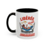 Mug “Libérée Délivrée Je ne travaillerai plus jamais” – Tasse Céramique Humour Vacances – Cadeau Collègue