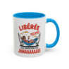Mug “Libérée Délivrée Je ne travaillerai plus jamais” – Tasse Céramique Humour Vacances – Cadeau Collègue
