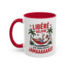 Mug “Libérée Délivrée Jamaaaais” – Tasse Céramique Humour Vacances & Congés – Cadeau Collègue Retraite Homme