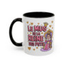 Mug “Reine des Pets” – Tasse Céramique Humour Fun Femme – Cadeau Drôle Anniversaire Collègue Amie  325 ml