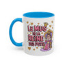 Mug “Reine des Pets” – Tasse Céramique Humour Fun Femme – Cadeau Drôle Anniversaire Collègue Amie  325 ml