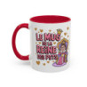 Mug “Reine des Pets” – Tasse Céramique Humour Fun Femme – Cadeau Drôle Anniversaire Collègue Amie  325 ml