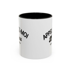 Mug “Appelez-moi Dieu ça suffira” – Tasse Céramique Humoristique – Cadeau Drôle Bureau & Maison