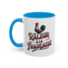 Mug “Râleur à la Française” – Tasse Humoristique Coq Français – Cadeau Fun Patriotique – Céramique 325 ml