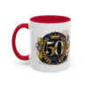 Mug “50 Ans – Joyeux Anniversaire” – Tasse Céramique Anniversaire 50 Ans – Cadeau Élégant Homme ou Femme – 325 ml