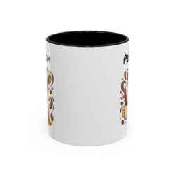 Mug Girafe Buveuse de Café – Tasse Céramique Animal Humoristique – Cadeau Original Personnalisable