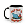 Tasse Mon Mug de Télétravail – Mug Humour Travail à Domicile – Cadeau Télétravail Bureau