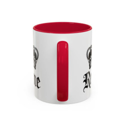 Tasse Reine avec Couronne – Mug Femme Élégant et Royal – Cadeau Reine du Quotidien – Noir Bleu Rouge – 325 ml