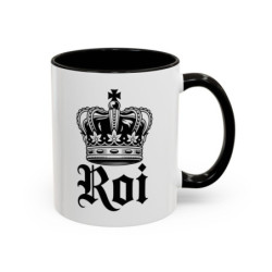 Tasse Roi avec Couronne Royale – Mug Homme Élégant Design Royal – Cadeau Masculin Chic