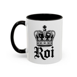 Tasse Roi avec Couronne Royale – Mug Homme Élégant Design Royal – Cadeau Masculin Chic